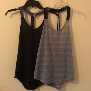 2 Nike T-back Tanks
